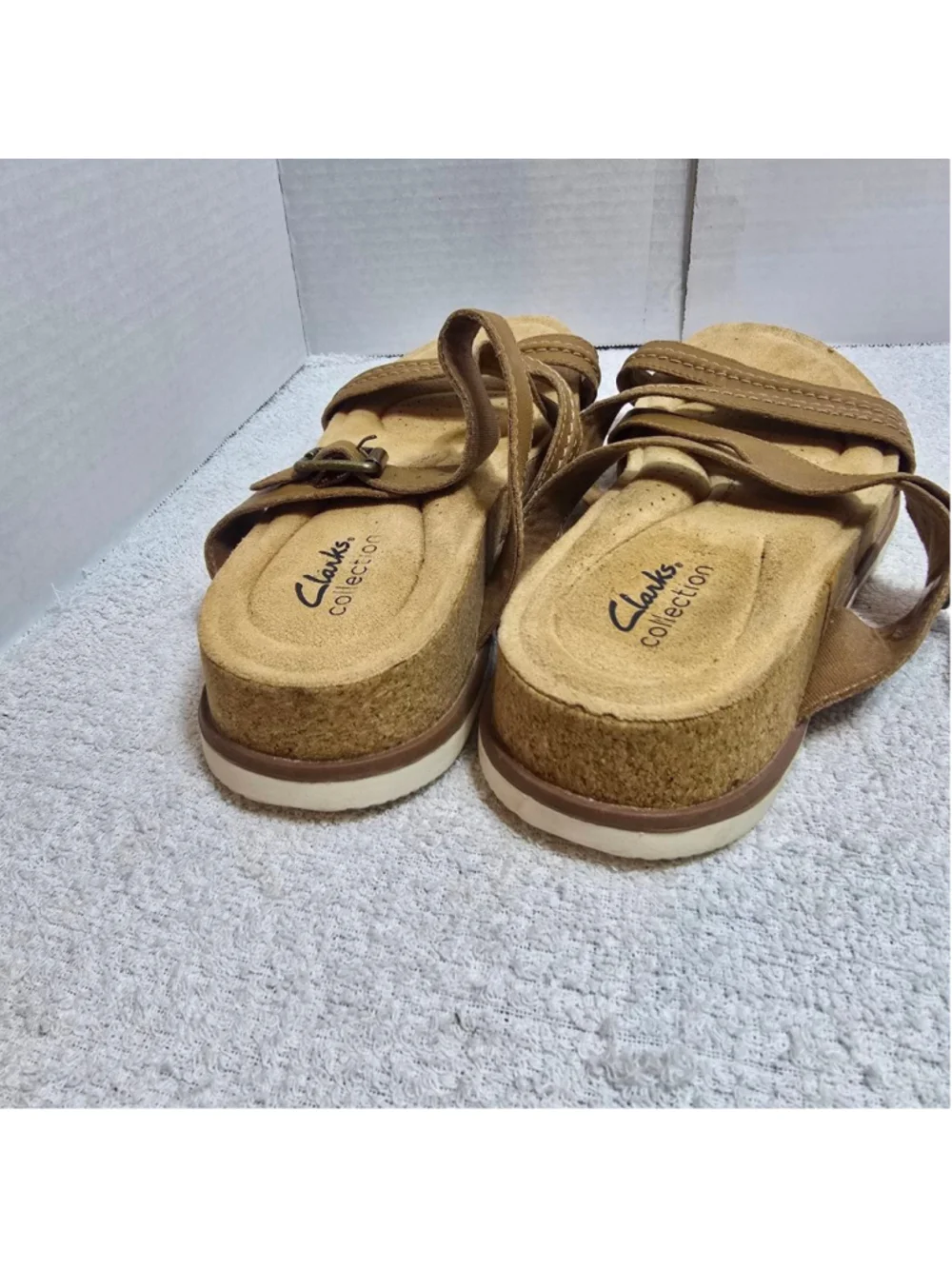 Women's Clarks Collection Brown Sandals Size 9